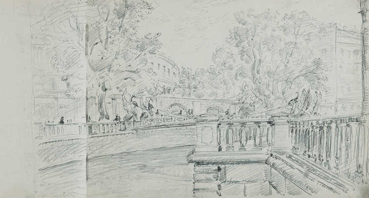 Кучумов Василий Никитич. Альбом из 33 листов с видами Санкт-Петербурга